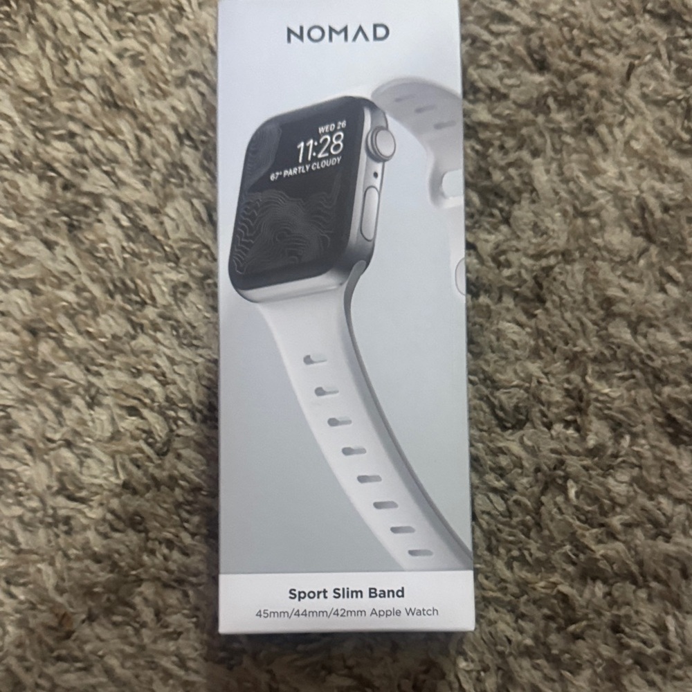 Nomad White Sport Slim Band for Apple Watch